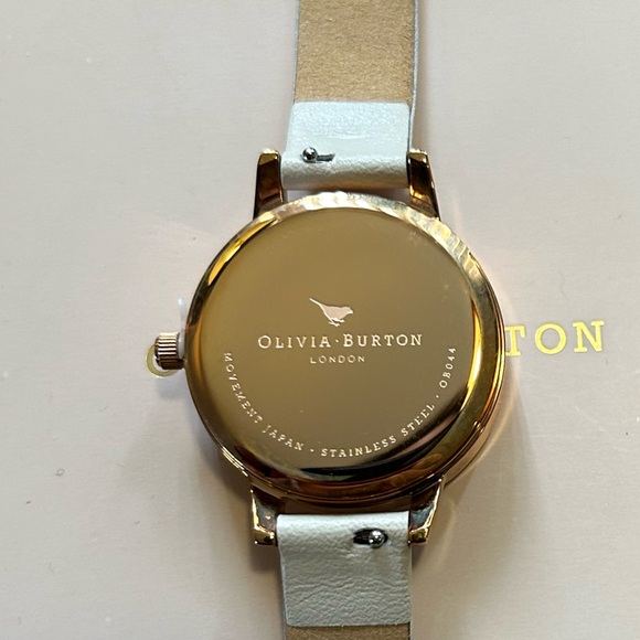 Olivia Burton Busy Bees Watch With 30mm White Floral Face With 3 Mobile Bees - Picture 3 of 6